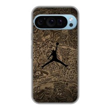 Чехлы для Google Pixel 9 Pro - с картинкой JORDAN (AlphaPrint) (Logo Jordan)