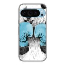 Чехлы с Пандами на Google Pixel 9 Pro – Панда боксер