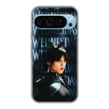 Чехлы с принтом Уэнсдей на Google Pixel 9 Pro – Уэнздей с ушками