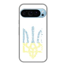 Чехлы для Google Pixel 9 Pro  Укр. Символика (AlphaPrint) (Герб из букв)