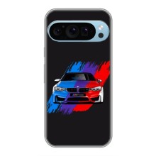 Чехол BMW для Гугл Пиксель 9 Про – Цветная БМВ
