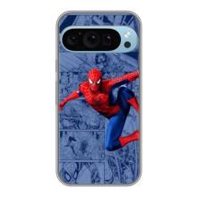 Силиконовый Чехол для Google Pixel 9 Pro – Человек Паук