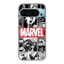 Силиконовый Чехол для Google Pixel 9 Pro – Комикс Марвел