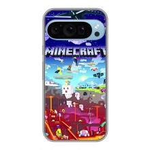 Чехол майнкрафт для Google Pixel 9 Pro – MINECRAFT