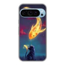 Чехол на тематику: Коты для Google Pixel 9 Pro – Встреча
