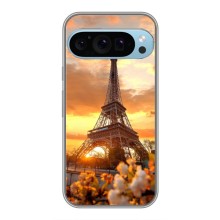 Чехол Эйфелева Башня для Google Pixel 9 Pro - (AlphaPrint) – Солнечная башня