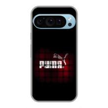 Чехол с Брендами одежды на Гугл Пиксель 9 Про – PUMA стиль