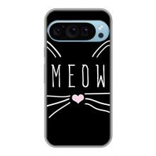 Бампер з зображенням Котиків для Гугл Пиксель 9 Про – КОТИК MEOW