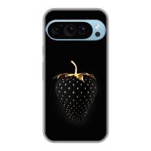 Чохол з зображенням смачної їжі для Google Pixel 9 Pro – Чорна полуниця