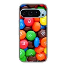 Чохол з зображенням смачної їжі для Google Pixel 9 Pro – Різнокольорові M&M'S
