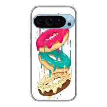 Чохол з зображенням смачної їжі для Google Pixel 9 Pro – Соковиті пончики