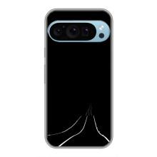 Чехол с картинками на черном фоне для Google Pixel 9 Pro – Дорога