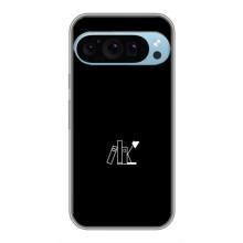 Чехол с картинками на черном фоне для Google Pixel 9 Pro – Книжки