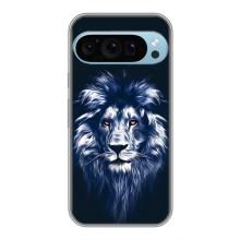 Чохол з картинкою на Google Pixel 9 Pro – Лев – синій