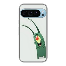 Чехол с картинкой "Одноглазый Планктон" на Google Pixel 9 Pro (Милый Планктон)