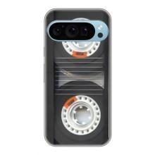 Чехол с Прикольным принтом на Google Pixel 9 Pro – Кассета магнитофона
