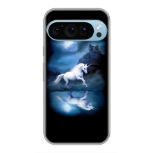 Чехол для Гугл Пиксель 9 Про - (Единорожки - Новинки) (AlphaPrint) (Единорог)