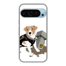 Чехол с принтом Собаки Патрон для Google Pixel 9 Pro – Пёс Патрон с ракетой