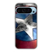 Чехол с Щитом Капитана Америки на Google Pixel 9 Pro – Щит Капитана Америки