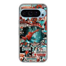 Чехол Супергерой Человека Паука на Google Pixel 9 Pro – Комиксы Человек Паук