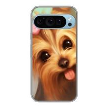 Чохол (ТПУ) Милі песики для Google Pixel 9 Pro – Йоркширський тер'єр