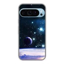 Чехол (ТПУ) с планетами на Google Pixel 9 Pro – Космический вид