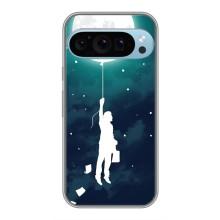 Чехол (ТПУ) с планетами на Google Pixel 9 Pro – To The moon