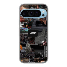 Чехол Формула1 на Google Pixel 9 Pro – Коллаж Ф1