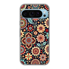Чехол с принтом Ковер для Google Pixel 9 Pro – Цветочный ковер