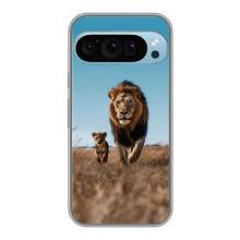 Чехол Король лев на Гугл Пиксель 9 Про – Мусафа и Симба