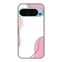 Чохол квітковий дизайн для Google Pixel 9 Pro – Рожевий фон