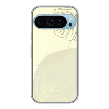 Чохол квітковий дизайн для Google Pixel 9 Pro – Зелений фон