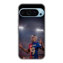 Чехол с футболистом Ламин Ямаль Google Pixel 9 Pro – Ямаль на стадионе