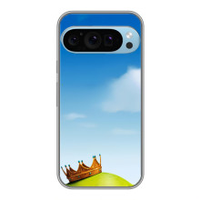 Чехол с мультфильмом Шрек на Google Pixel 9 Pro – Голова Шрека