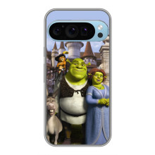 Чехол с мультфильмом Шрек на Google Pixel 9 Pro
