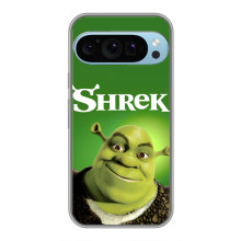 Чехол с мультфильмом Шрек на Google Pixel 9 Pro – Шрек