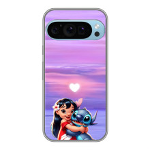 Чехол с рисунком Стич для Google Pixel 9 Pro – Стич и Лило