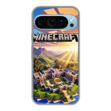 Чехол с картинками Майнкрафт для Гугл Пиксель 9 Про – Minecraft