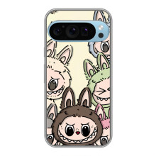 Чохол з Лабубу на Google Pixel 9 Pro (Колаж Лабубу)
