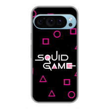 Чехол Гра в кальмара для Google Pixel 9 Pro – Логотип игры кальмара