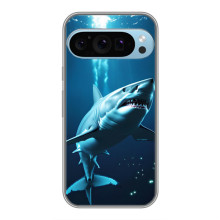 Чехол с картинкой «Хищники» для Google Pixel 9 Pro – Акула