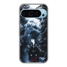 Новогодние, Праздничные Чехлы для Google Pixel 9 Pro - 2024 год (Зимний поезд)