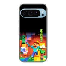 Чохли для Google Pixel 9 Pro (Персонажі МайнКрафт) – Герой Майнкрафт