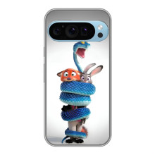 Силіконовий чохол з принтом Зоотрополіс для Google Pixel 9 Pro – Змія Зоо