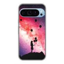 Силиконовые Чехлы Любимому человеку для Google Pixel 9 Pro – Шарики в небе