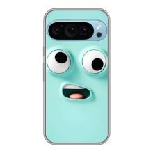 Силиконовые Чехлы (смешные стикеры) для Google Pixel 9 Pro – мордочка