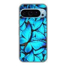 Силіконовий бампер з картинкою звірів для Google Pixel 9 Pro (Крила метеликів)