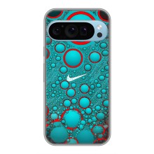 Силиконовый Чехол на Google Pixel 9 Pro с картинкой Nike (Найк зеленый)