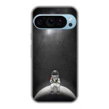 Силиконовый Чехол с принтом "Космонавты" на Google Pixel 9 Pro – Космонавт романтик