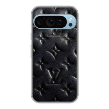 Текстурный Чехол Louis Vuitton для Гугл Пиксель 9 Про (Черный ЛВ)